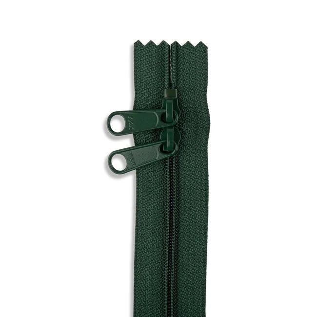 18" #4.5 Nylon Two-Way Zipper / Green (530)