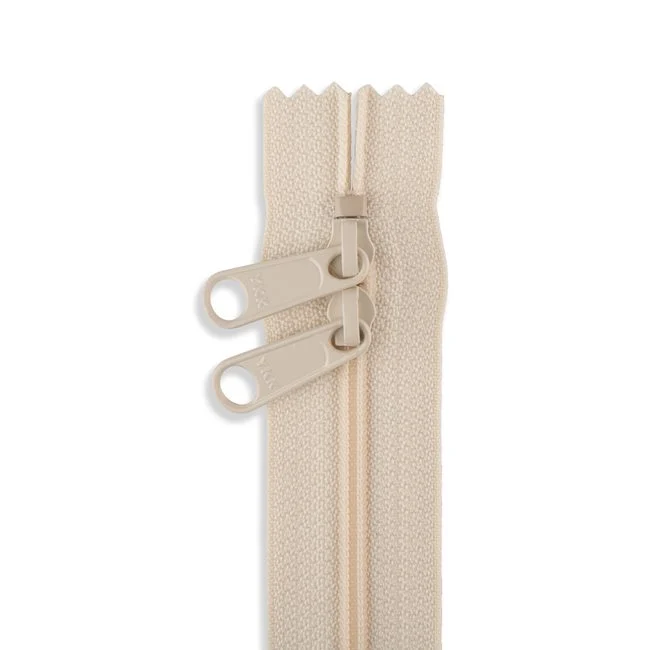 18" #4.5 Nylon Two-Way Zipper / Natural (801)