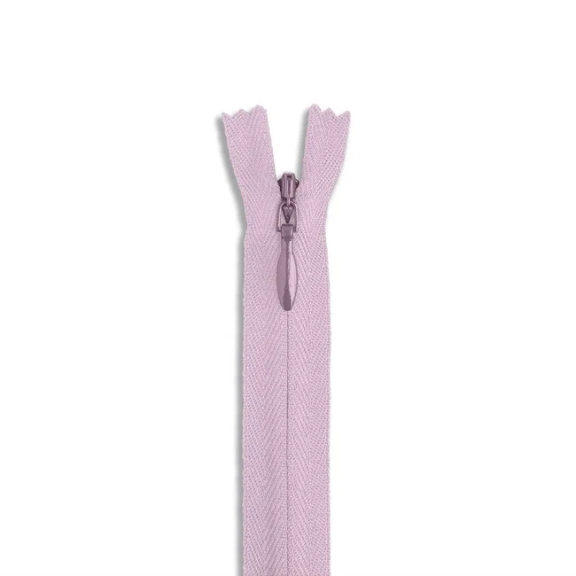 22" #2 Invisible Nylon Zipper / Light Lilac (552)