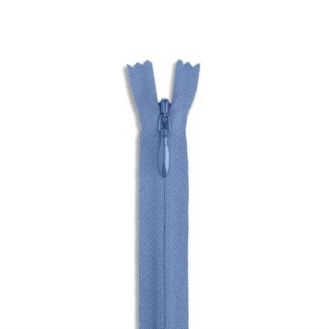 7" #2 Invisible Nylon Zipper / Periwinkle (264)