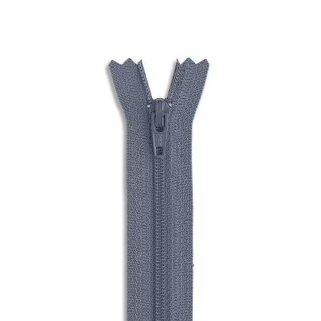 7" #3 Nylon Coil Non-Separating Zipper / Galena Grey (914)