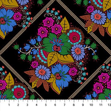 Backings No.3 / Diamond Dance / Velvet / 108" Wide