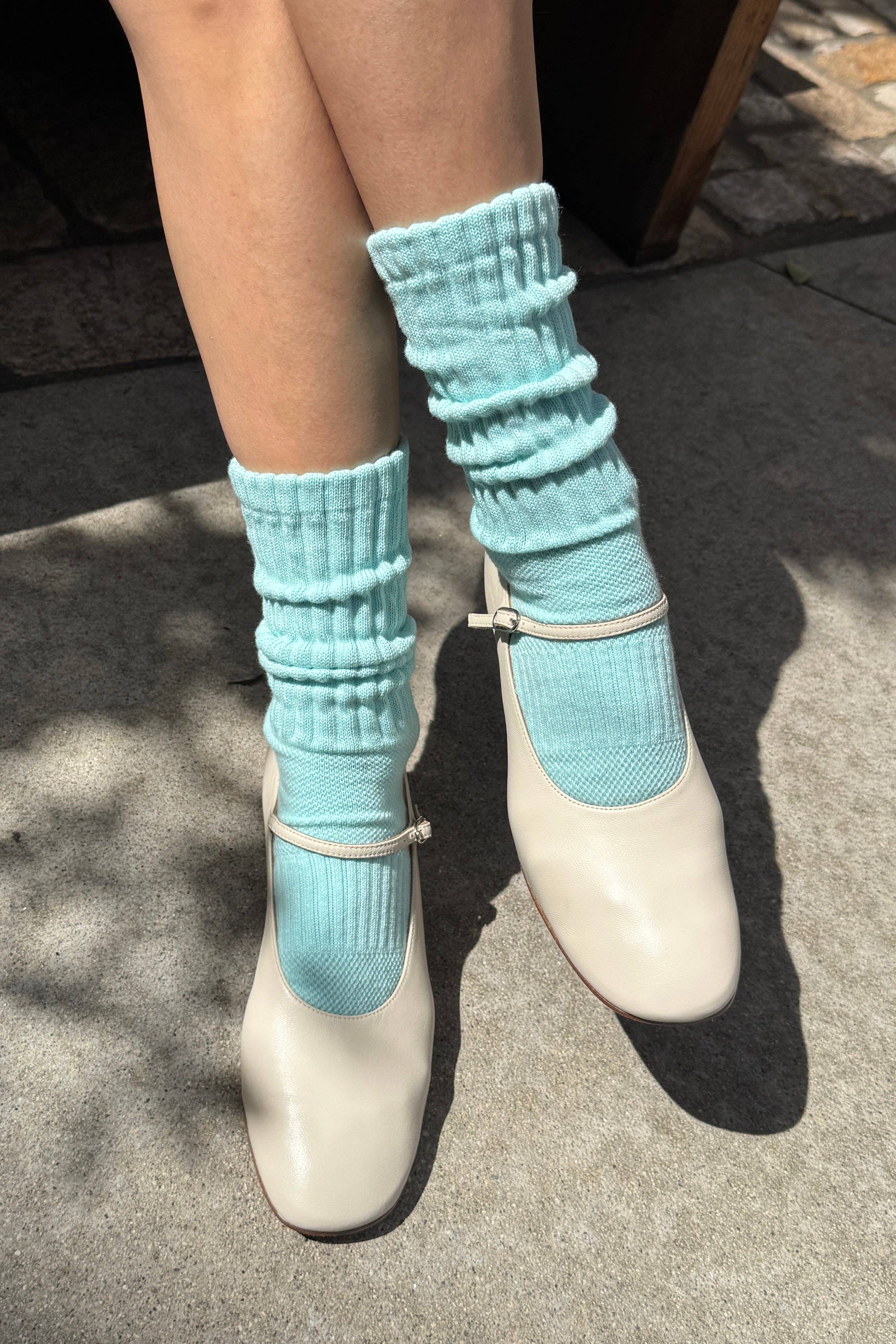 Ballet Socks / Aqua - Image 2