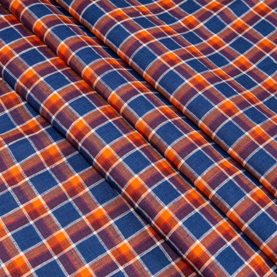 Firecracker Plaid Linen