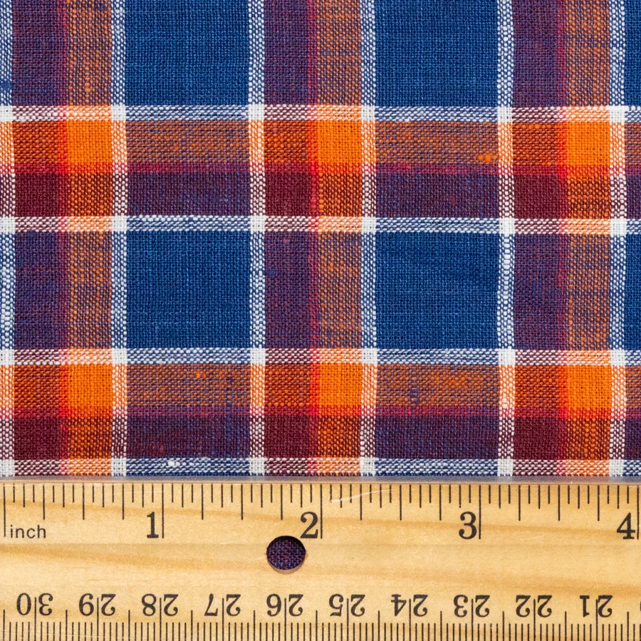 Firecracker Plaid Linen - Image 3