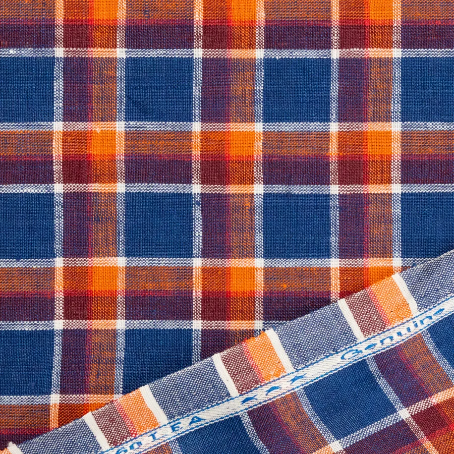 Firecracker Plaid Linen - Image 4