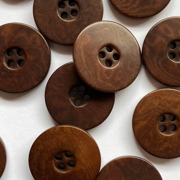 Brown Corozo Buttons 7/8"