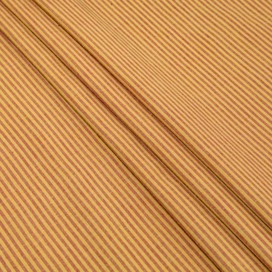 Brushed Cotton Stripe / Brick