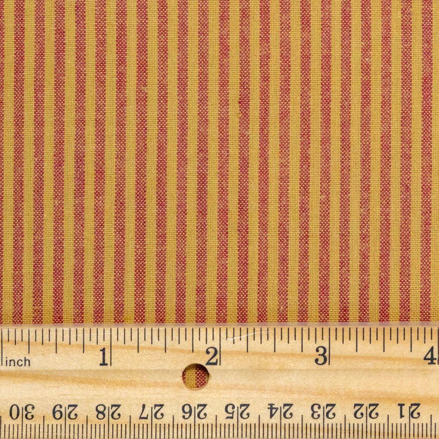 Brushed Cotton Stripe / Brick - Image 3