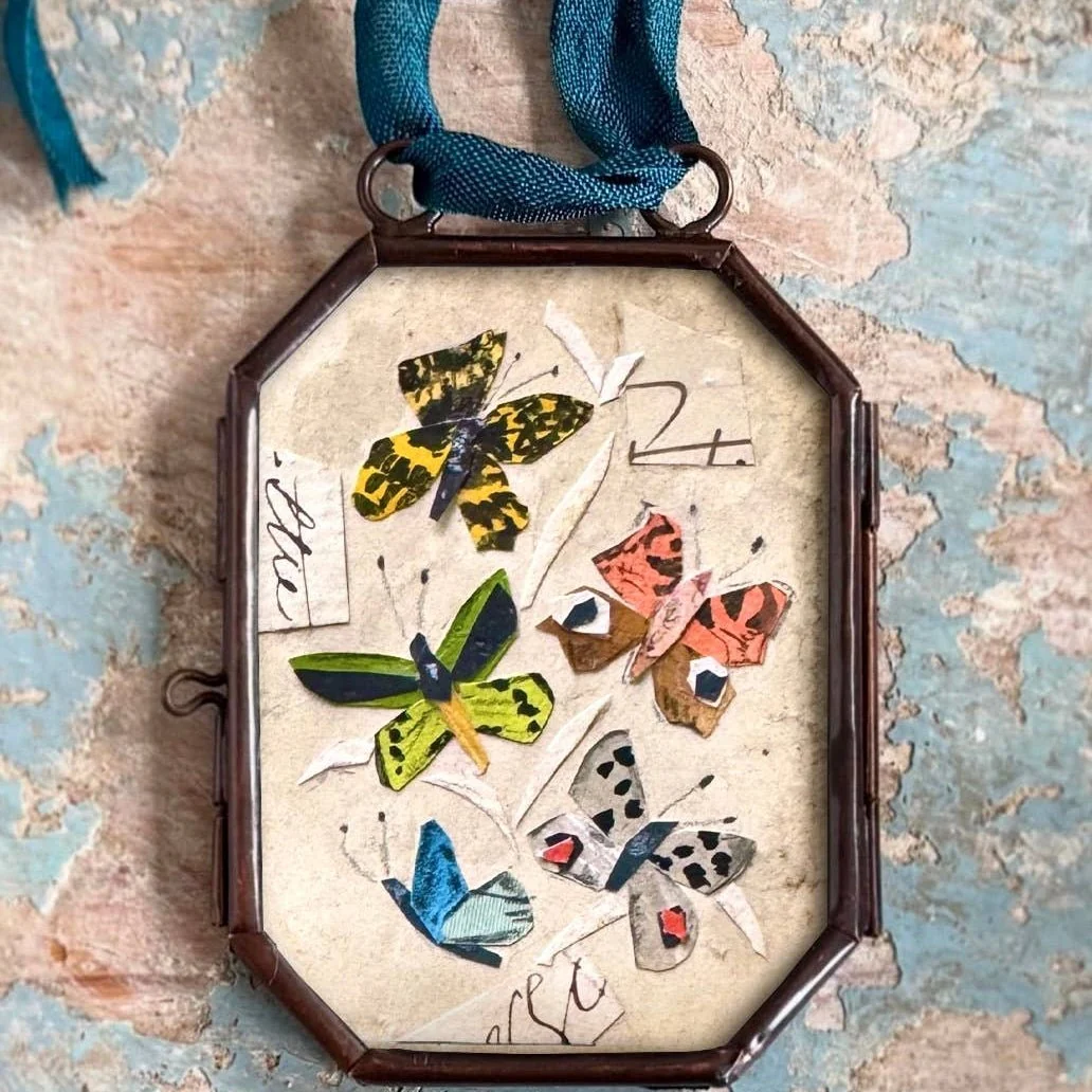Butterfly Waltz ~ Lg. Art Locket
