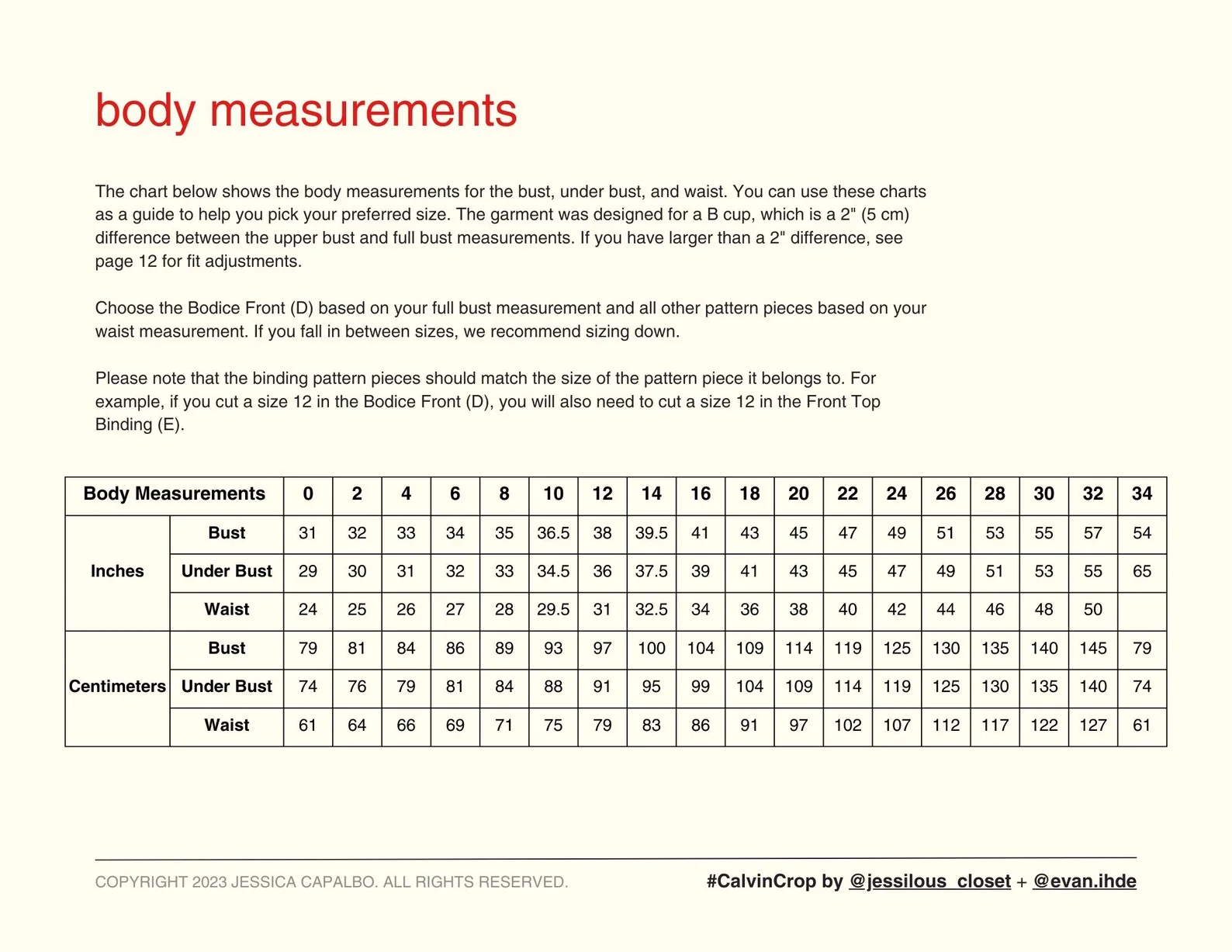 Calvin Crop / PDF Pattern - Image 10