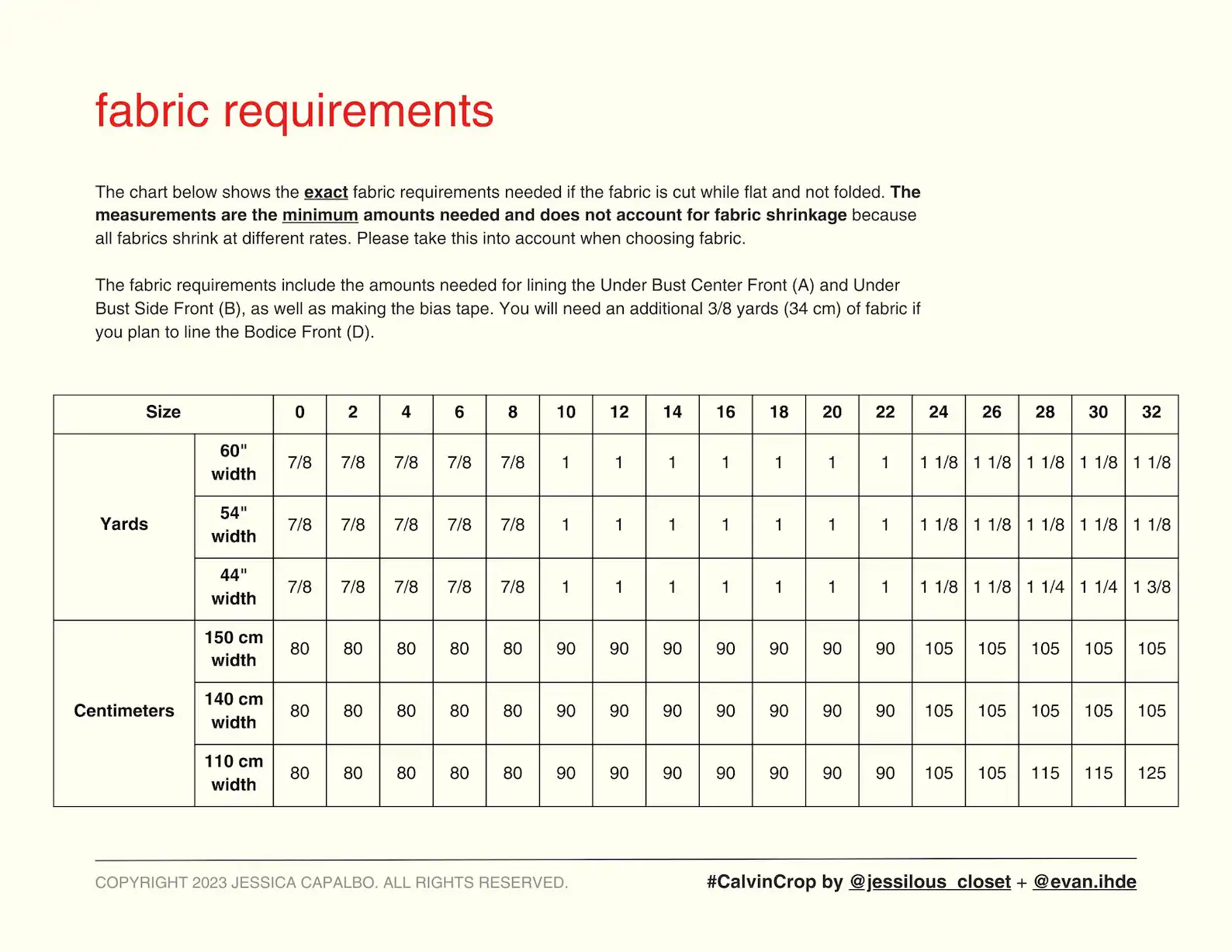 Calvin Crop / PDF Pattern - Image 11