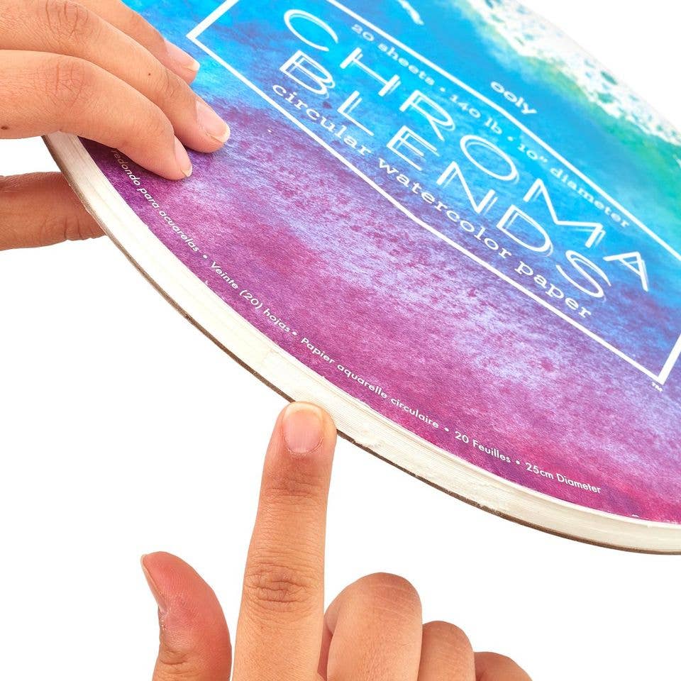 Chroma Blends Circular Watercolor Paper Pad - Image 2