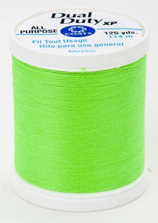 Coats & Clark Dual Duty XP Polyester Thread / 9265 Neon Green