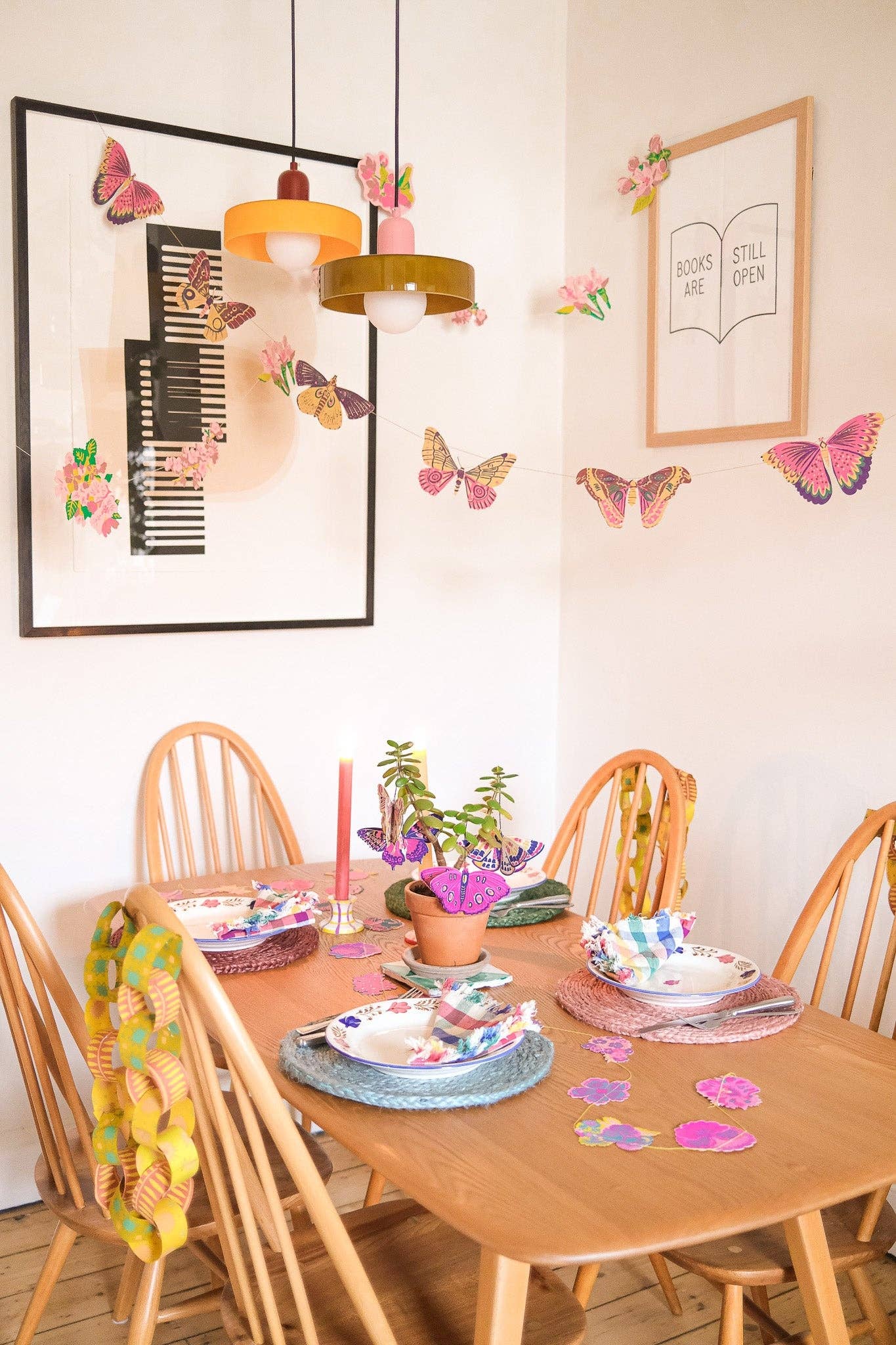 Butterflies Sewn Garland - Image 6