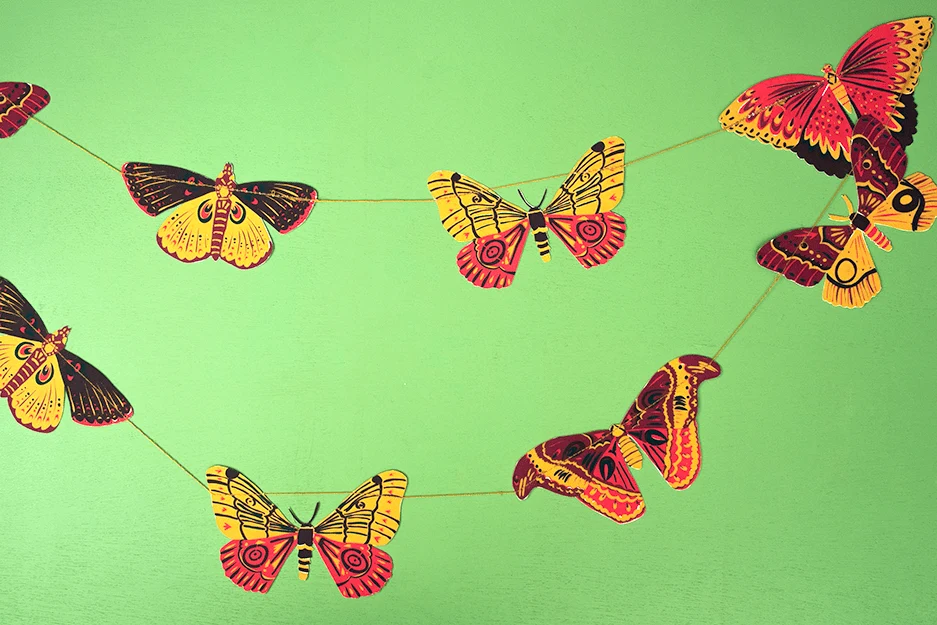 Butterflies Sewn Garland - Image 7