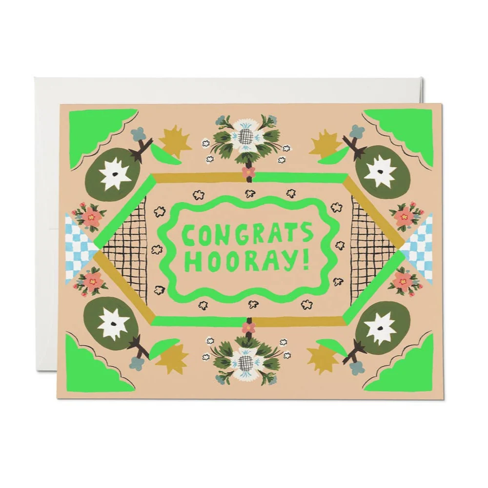 Congrats Hooray Card
