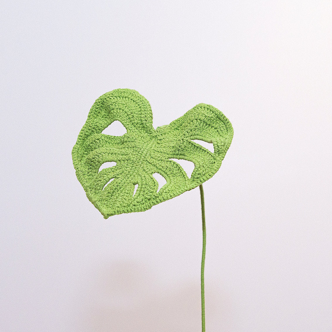Crochet Flower / Green Monstera