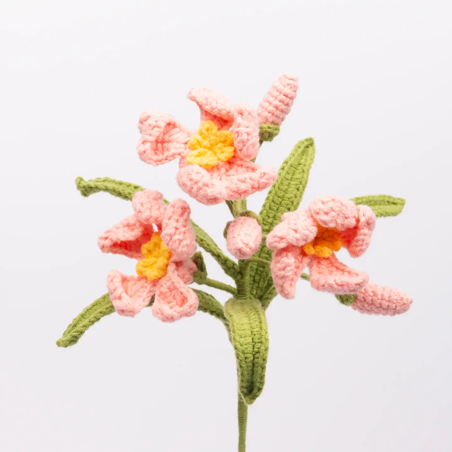 Crochet Flower / Pink Oleander