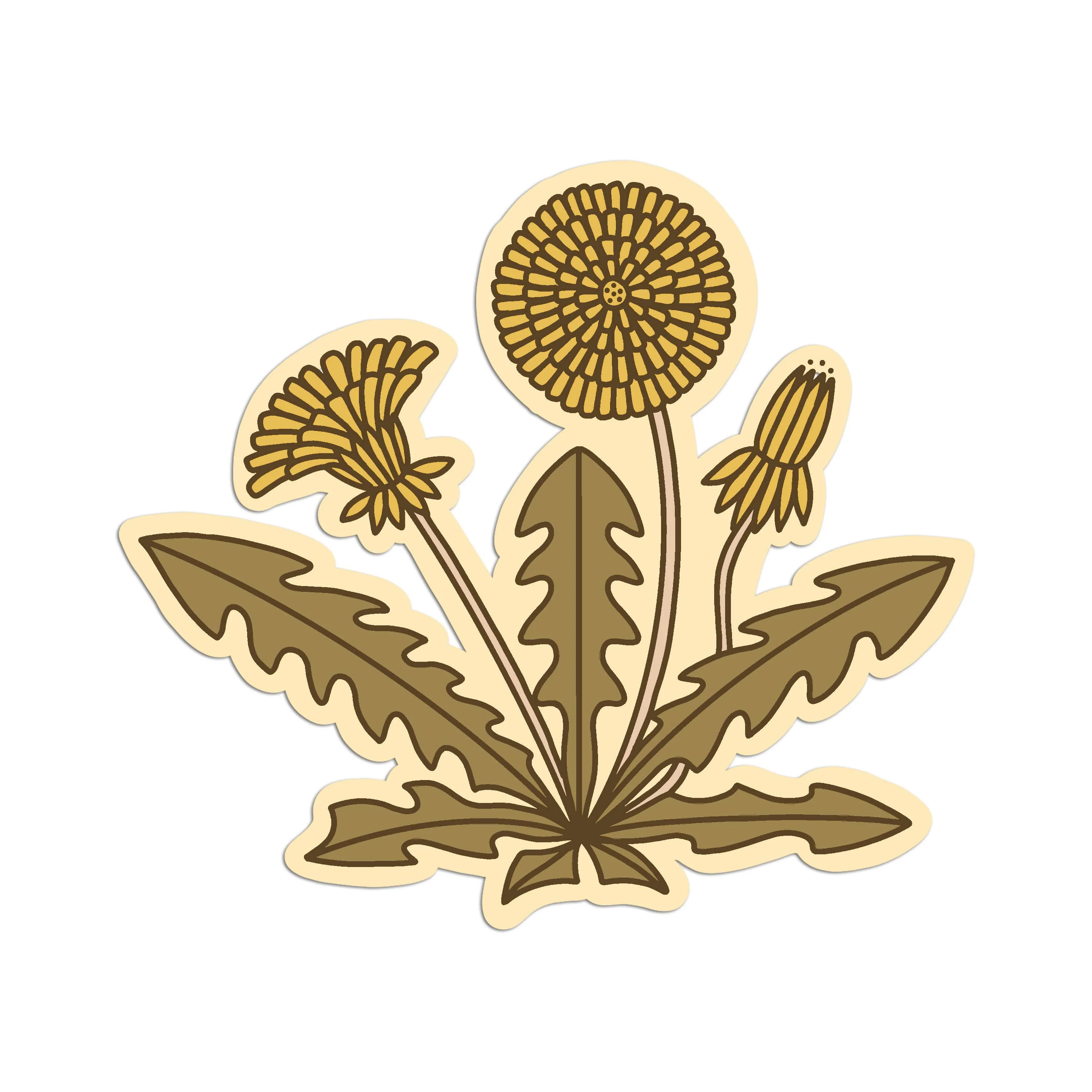 Dandelion Die Cut Sticker