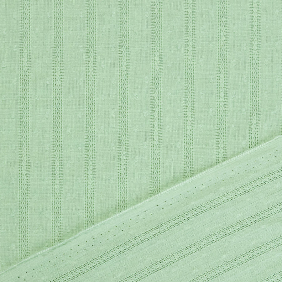 Dobby Swiss Dot / Eucalyptus - Image 4