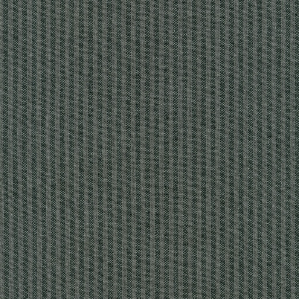 Essex Yarn Dyed Linen/Cotton Stripe / Licorice