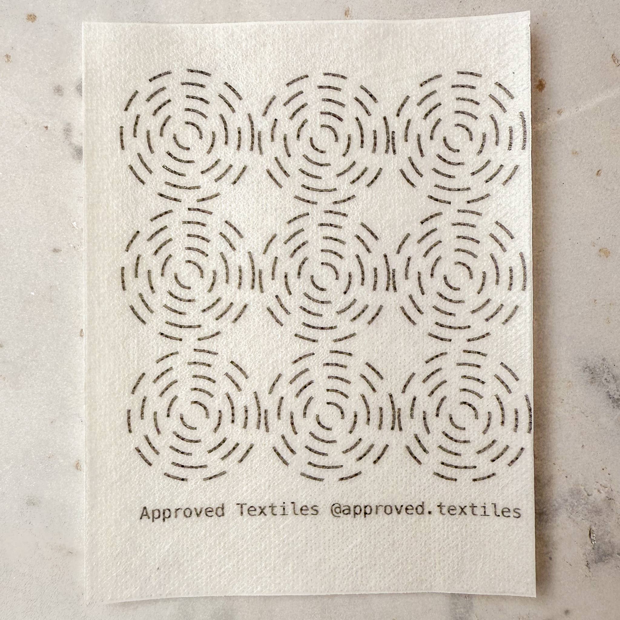 Mending + Embellishment Transfer / Eva Hesse Geometric Shapes - Image 3