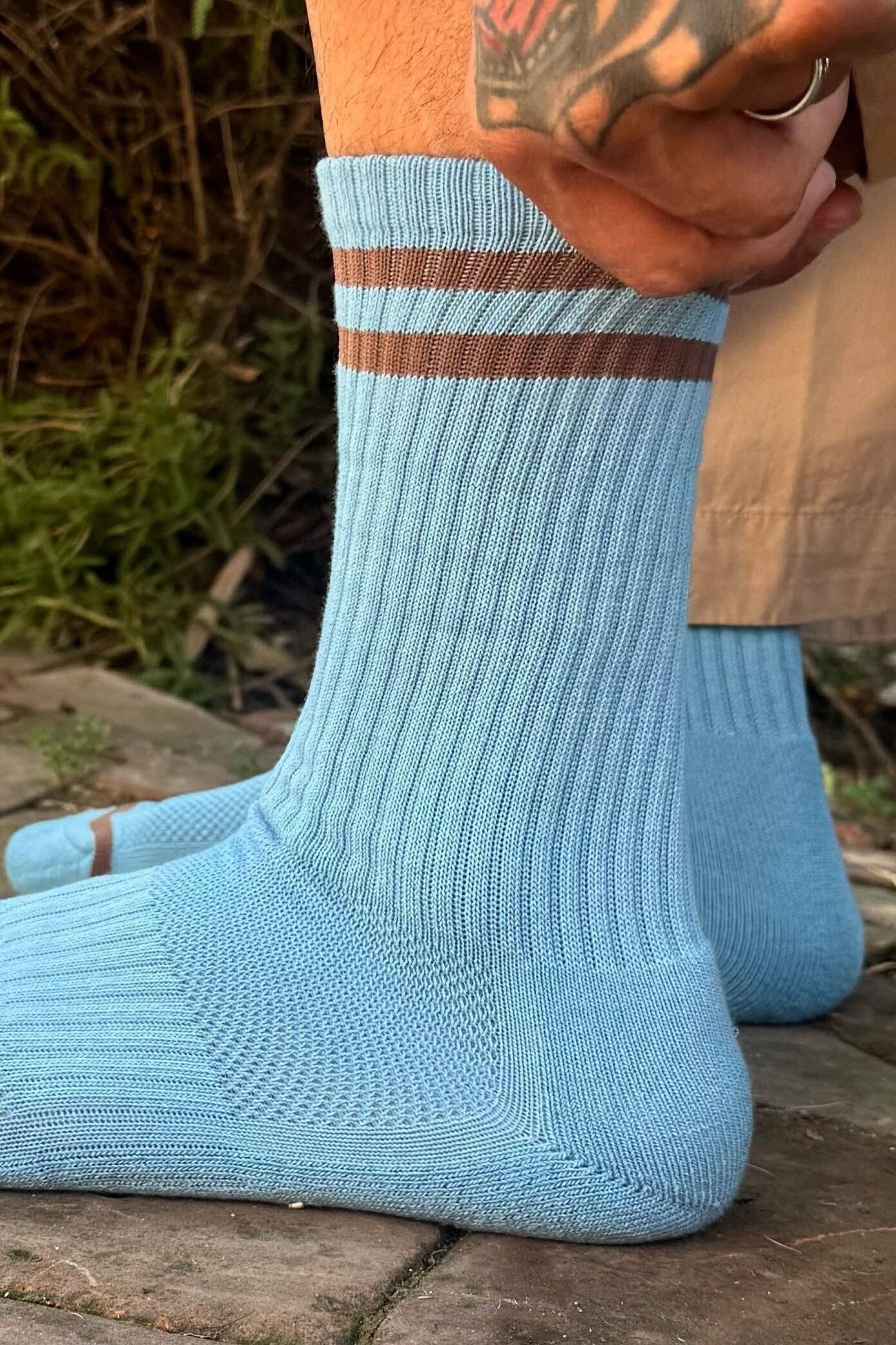 EXTENDED Boyfriend Socks / Parchment - Image 11