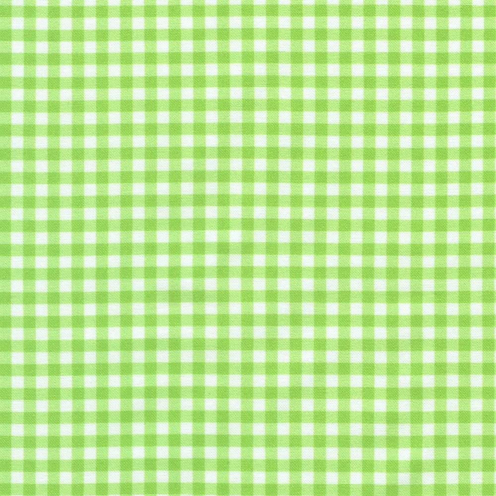 Fabric Market / Gingham / Lime