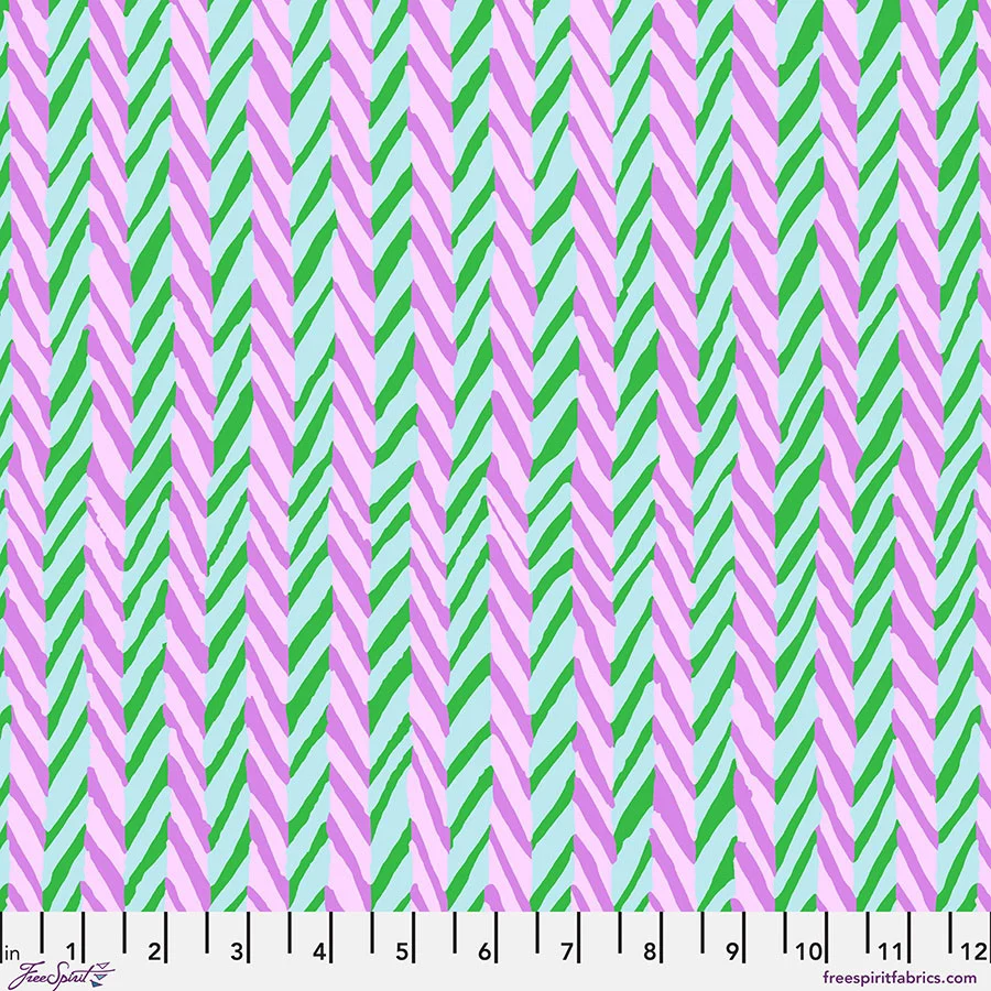 February 2026 / Herringbone Stripe / Blue