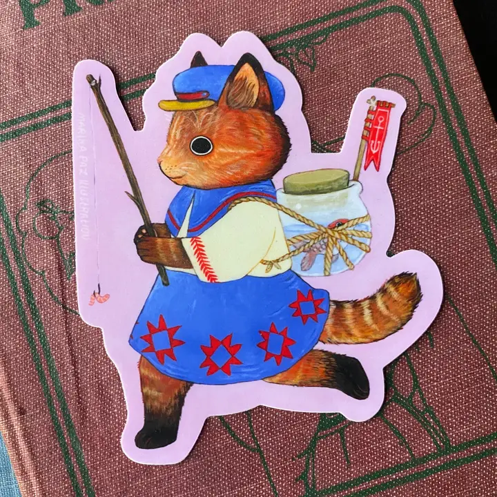 Fisher Cat Sticker - Image 3
