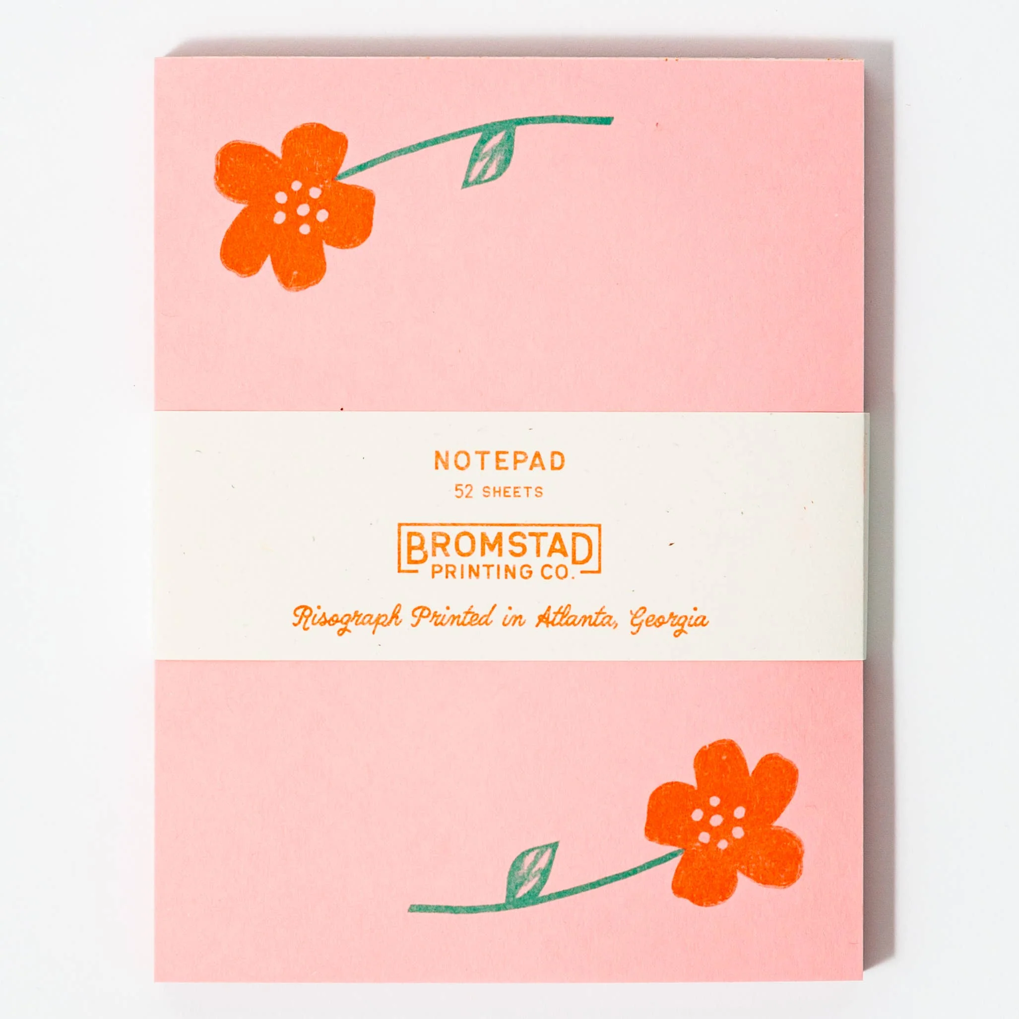 Flower Pair - Risograph Notepad - Image 2
