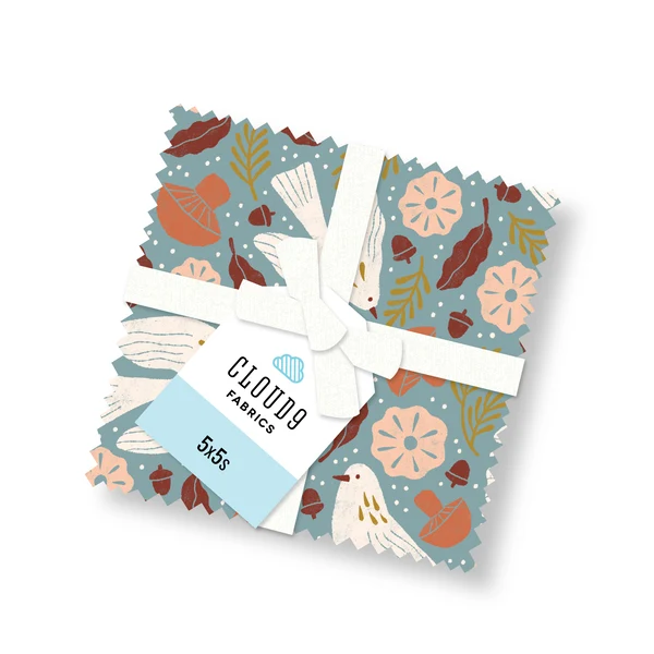 Folky Forest 5 Inch Squares