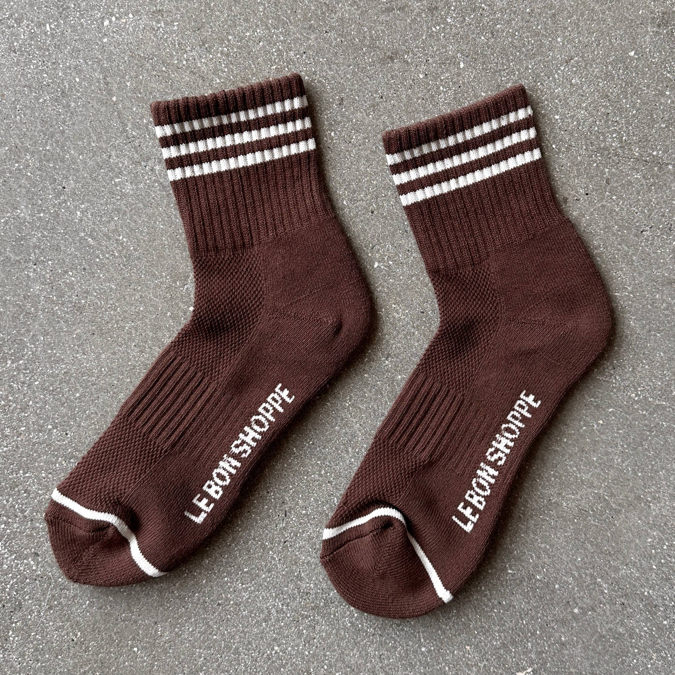 Girlfriend Socks / Mahogany