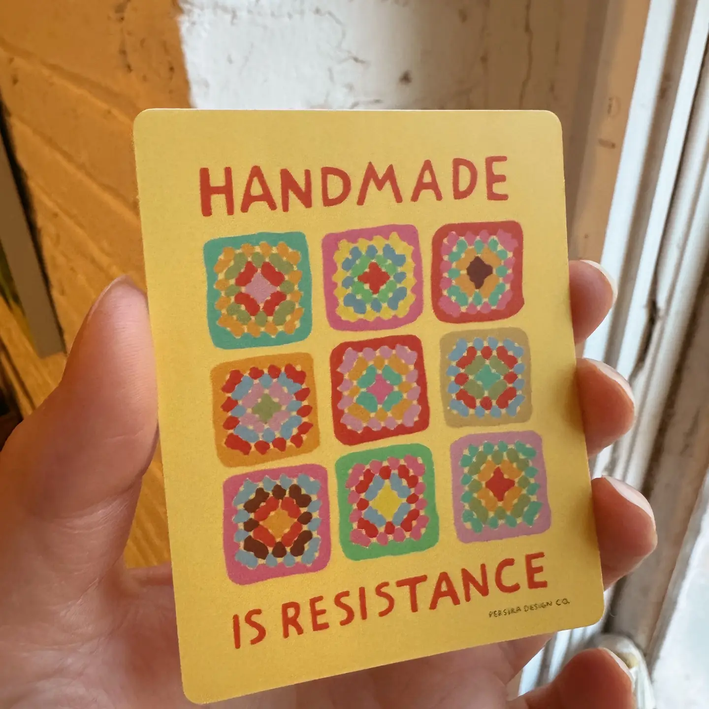 Handmade is Resistance Sticker