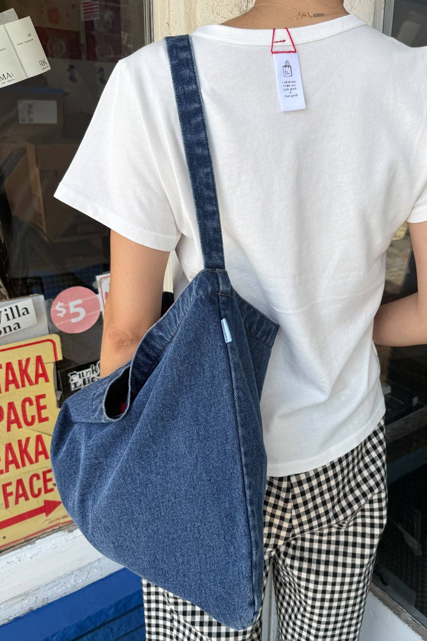Happy Carry Bag / Blue Denim - Image 5