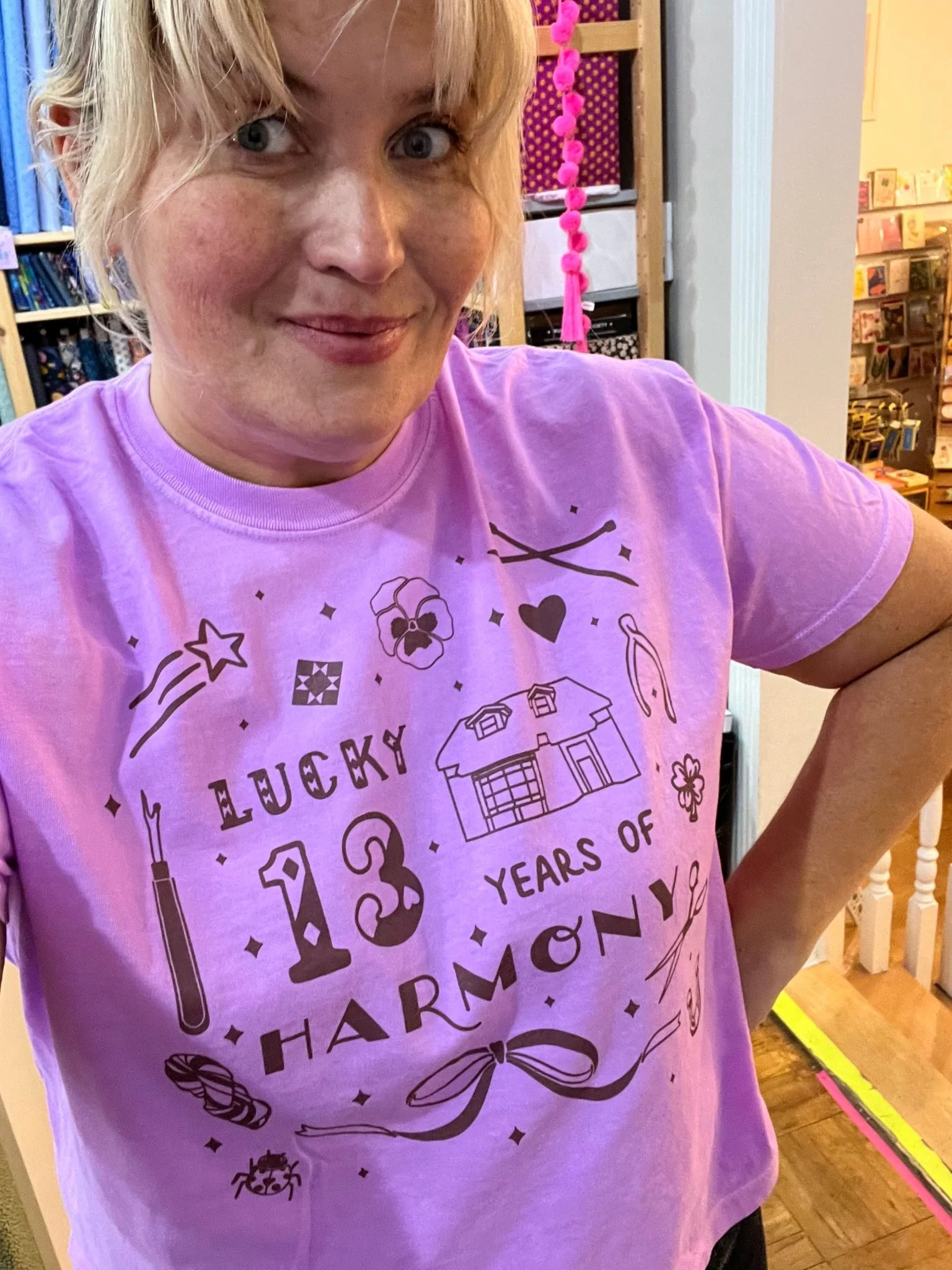 Harmony T-shirt / Lucky 13 Crop / XL - Image 2