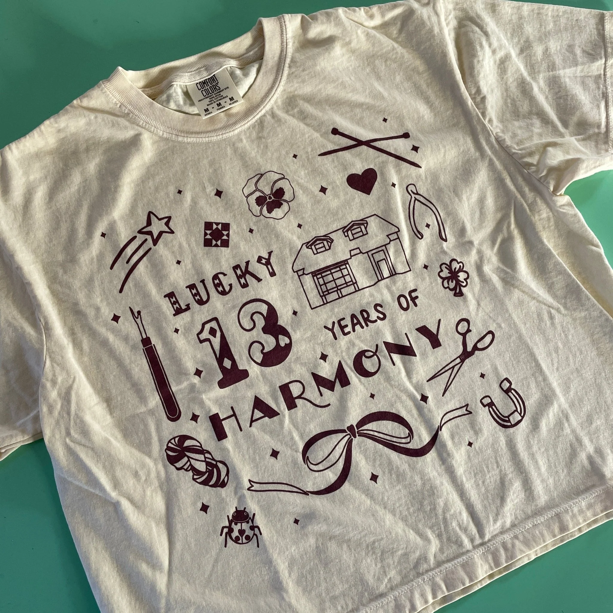 Harmony T-shirt / Lucky 13 Crop / M