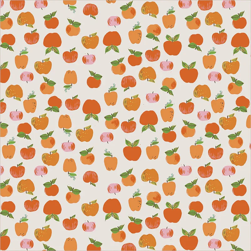 Heather Ross Favorites / Apple / Red