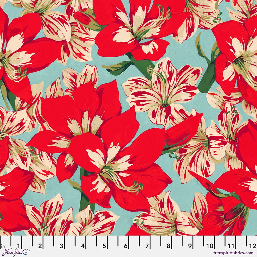 Holly Day / Holiday Floral / Red