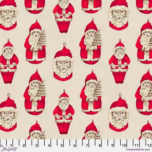 Holly Day / Santas / Ivory
