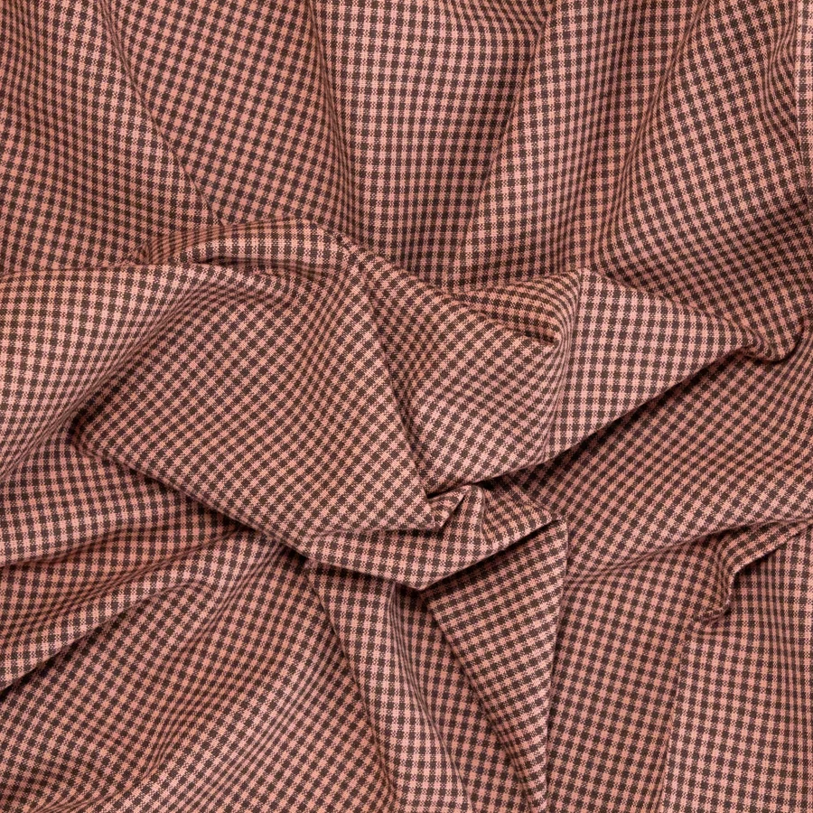 Homespun Light Sandstone Mini Gingham