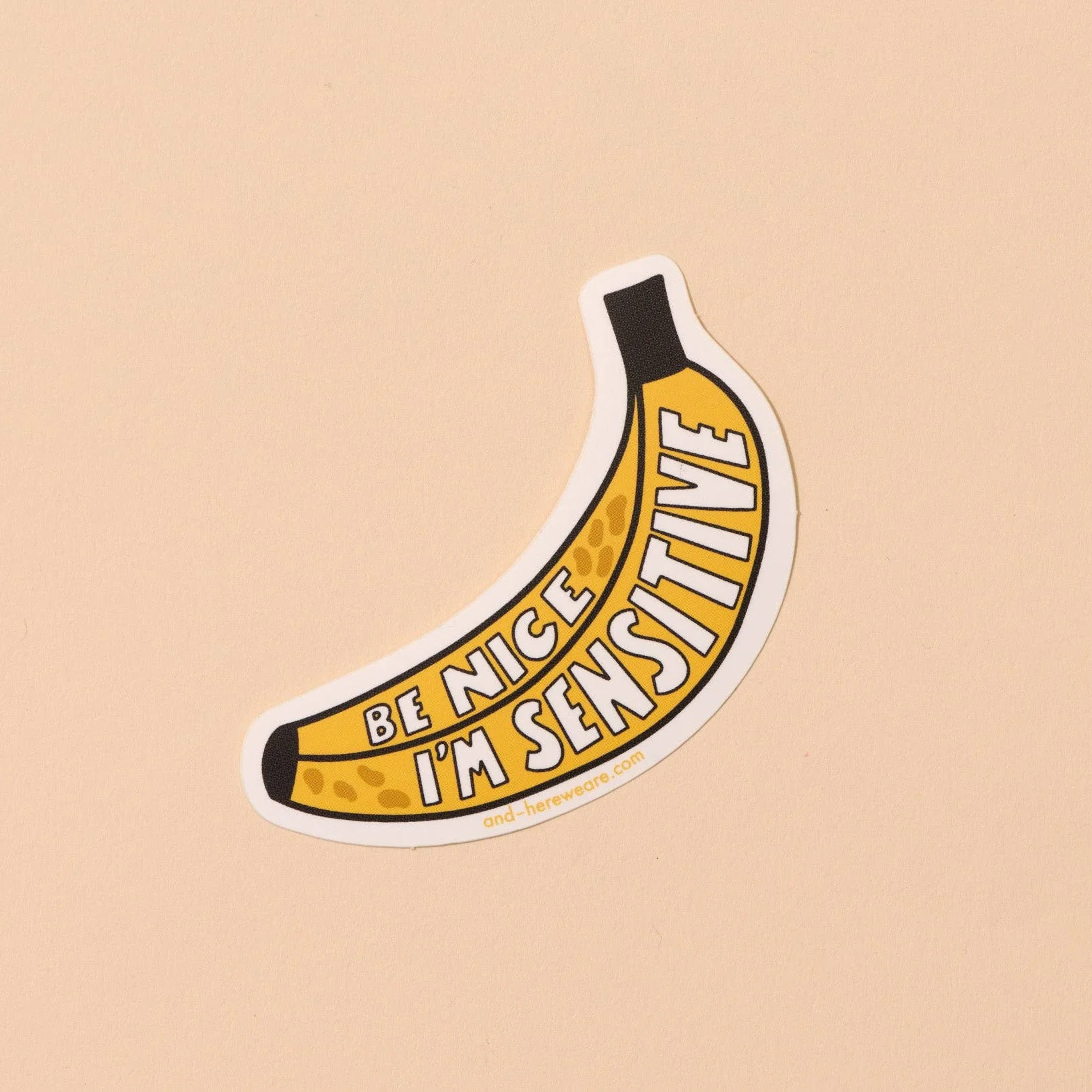 I'm Sensitive Banana Sticker