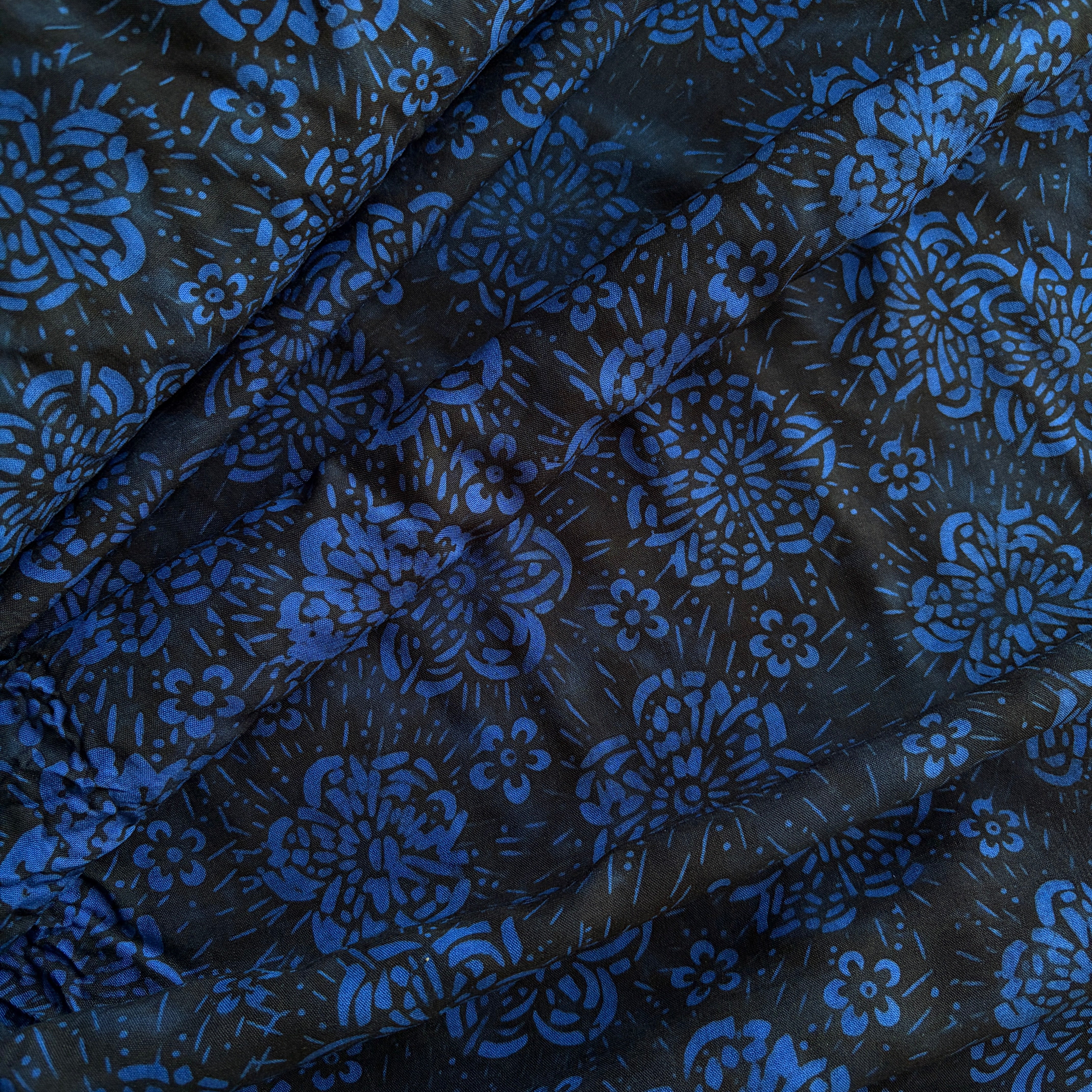Indigo Blooms / Rayon - Image 2