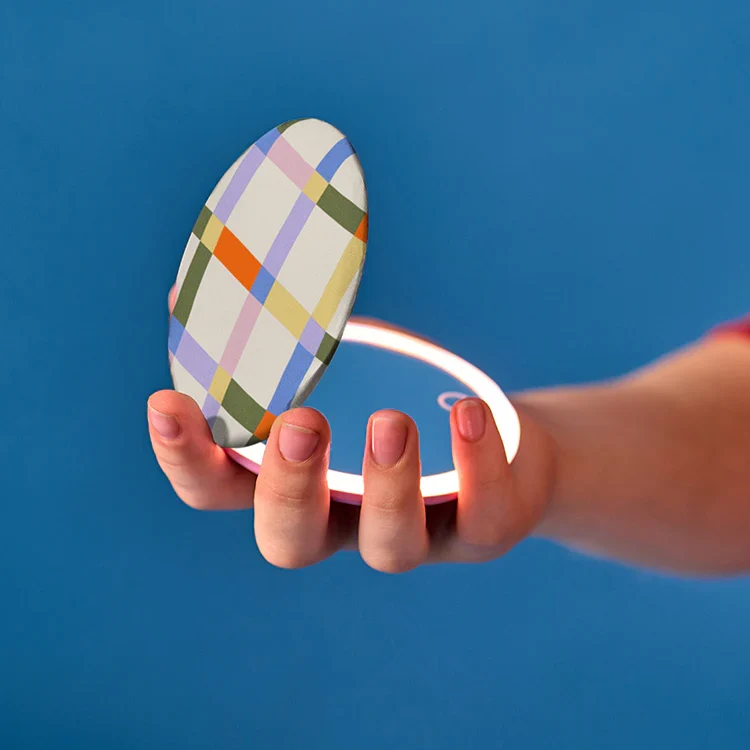 Inkerie LED Pocket Mirror / Stripes - Image 2