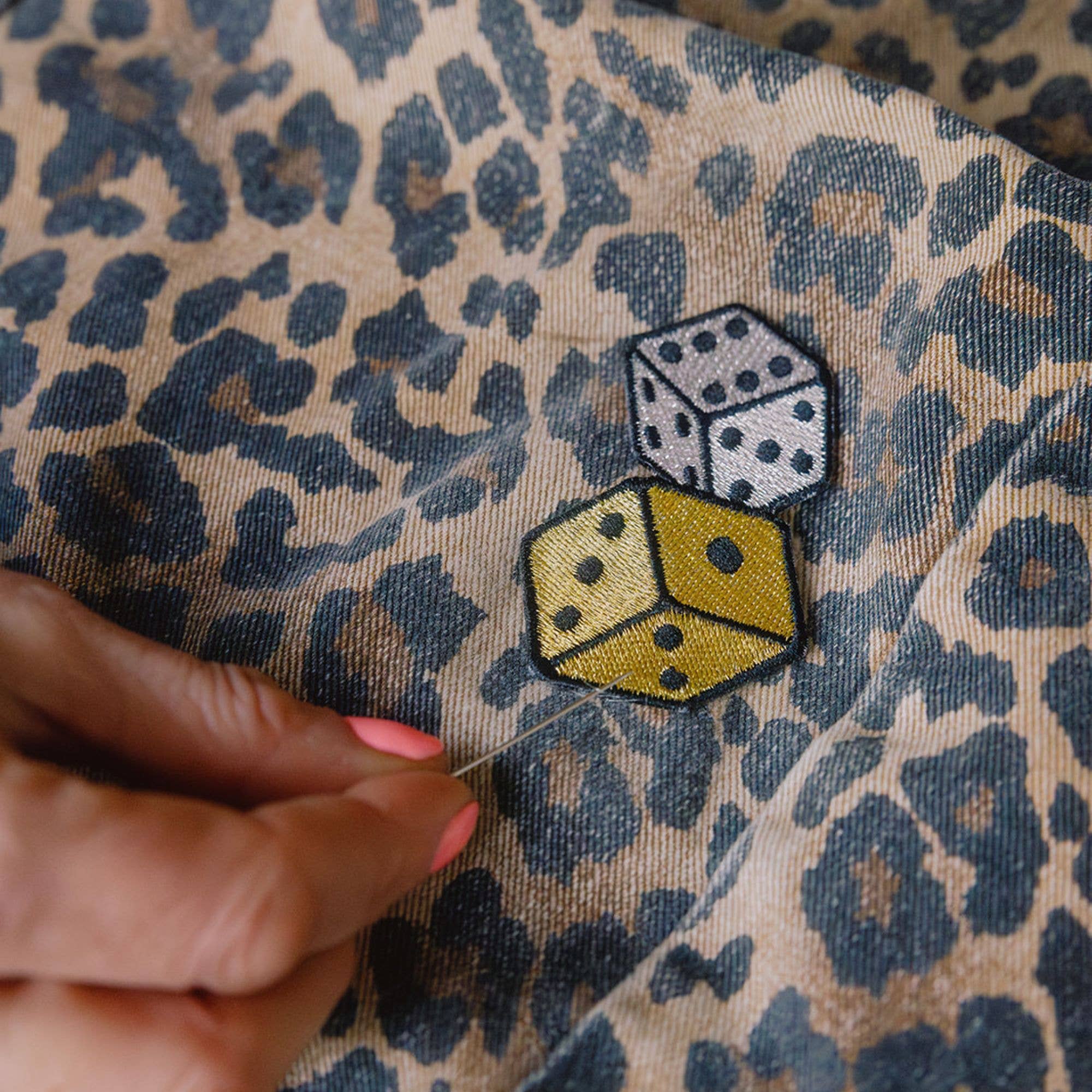 Iron on Patch - Dice - Image 3