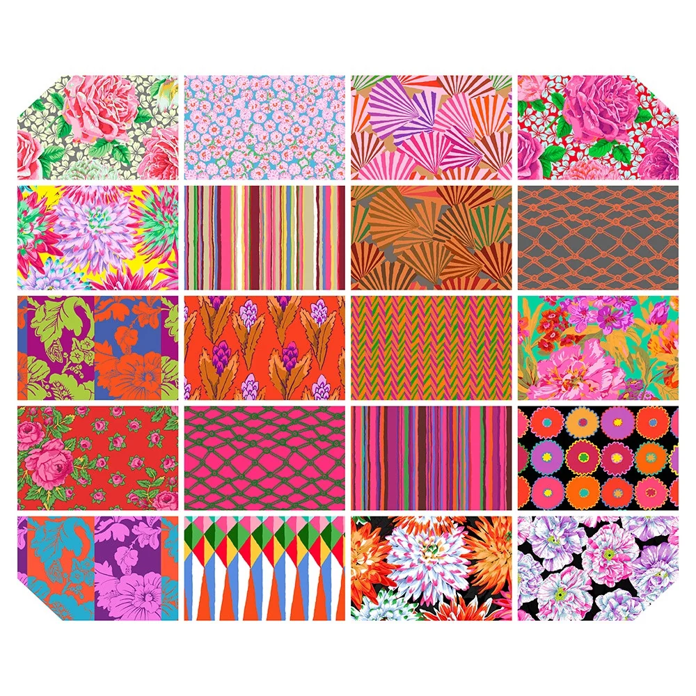 Kaffe Fassett February 2026 2.5 Inch Strips Design Roll / Warm - Image 2