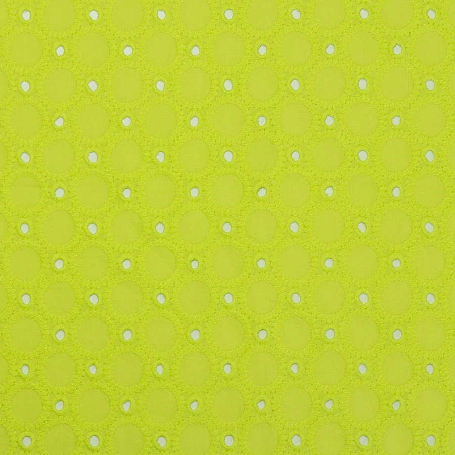 Key Lime Eyelet Cotton - Image 2