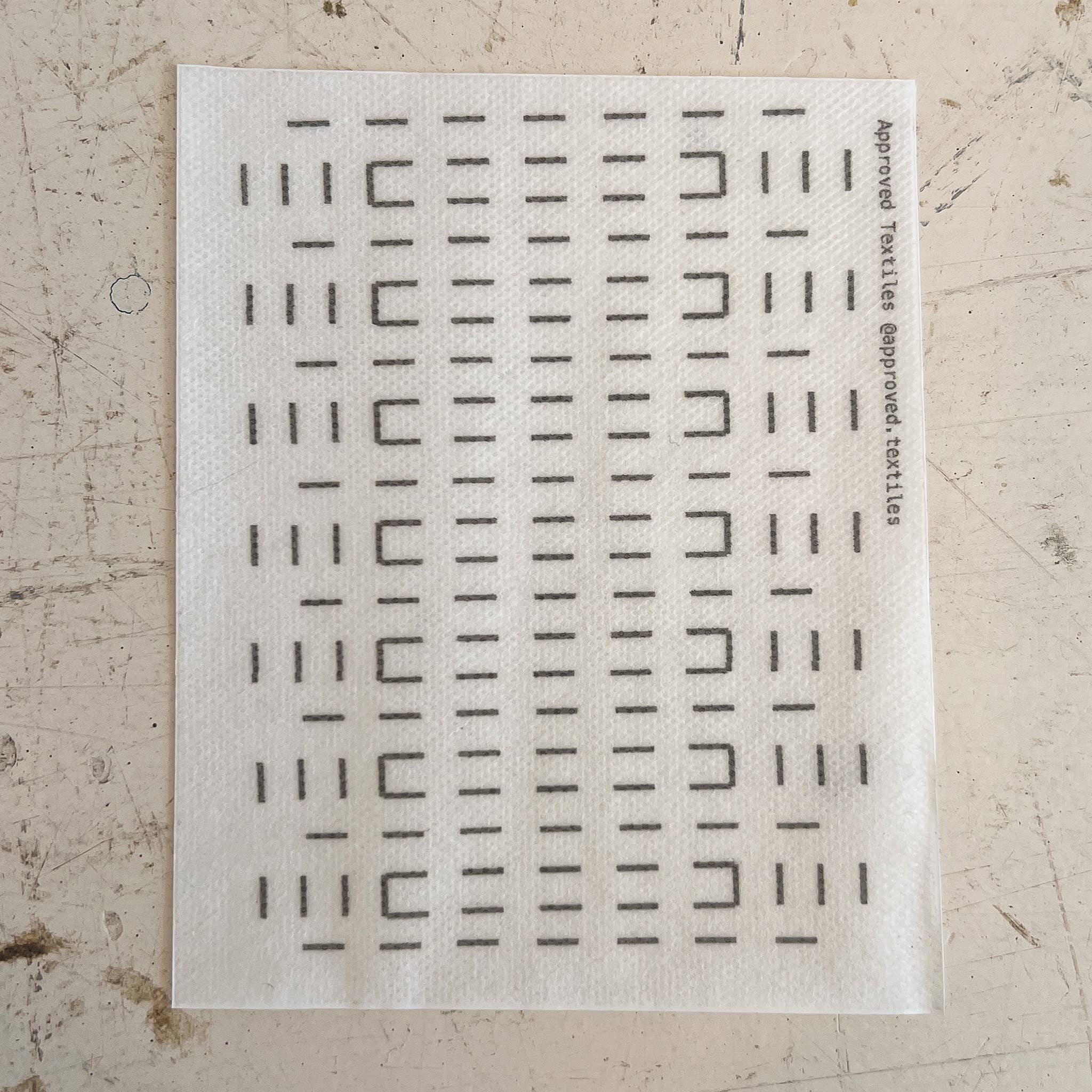 Minimal Mending + Embellishment Transfer / Large Squares - Image 2