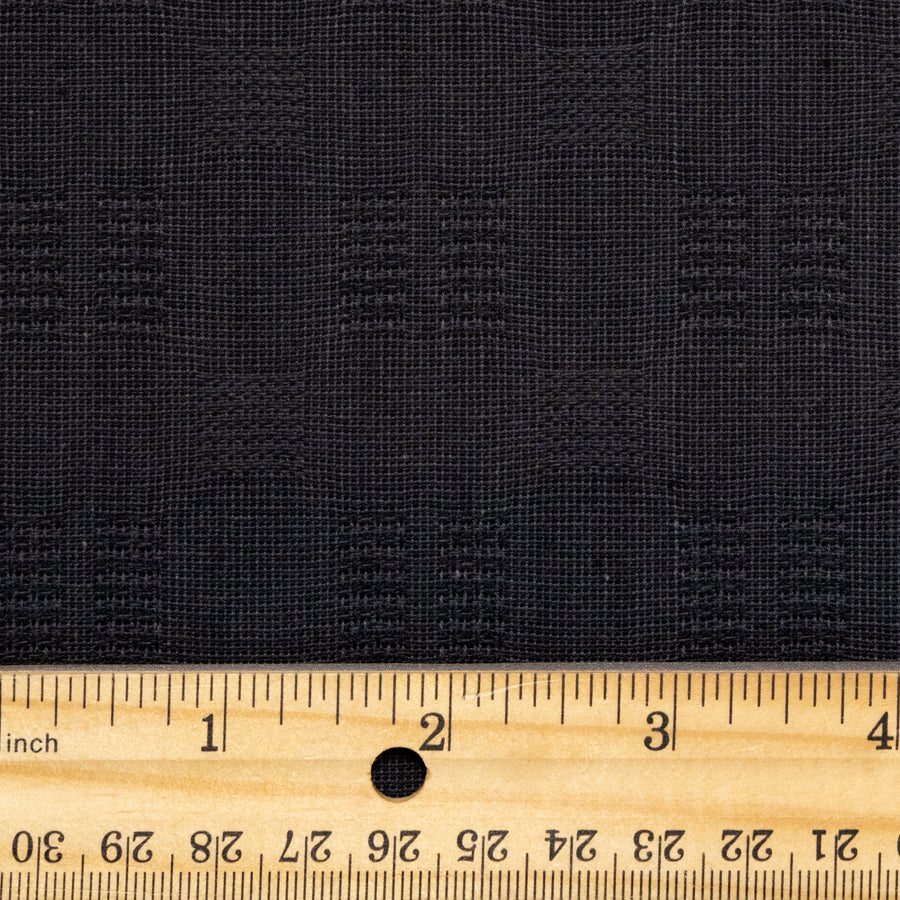 Large Waffle Woven Charcoal - Image 3